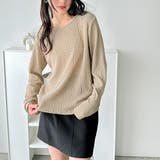 クルーネックジャガードプルオーバー | GeeRA | 詳細画像25 