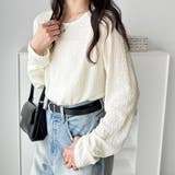 クルーネックジャガードプルオーバー | GeeRA | 詳細画像8 