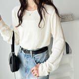 クルーネックジャガードプルオーバー | GeeRA | 詳細画像9 