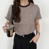 【nelliy.】ボーダー配色Ｔシャツ | GeeRA | 詳細画像26 