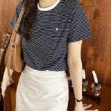 【nelliy.】ボーダー配色Ｔシャツ | GeeRA | 詳細画像7 