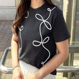 リボン風コート刺しゅうTシャツ | GeeRA | 詳細画像24