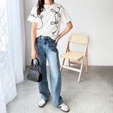 リボン風コート刺しゅうTシャツ | GeeRA | 詳細画像12