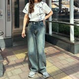 リボン風コート刺しゅうTシャツ | GeeRA | 詳細画像8