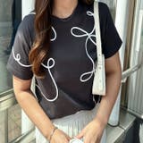 リボン風コート刺しゅうTシャツ | GeeRA | 詳細画像22