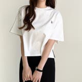 【YOUING.】アナグラムロゴ刺しゅうTシャツ | GeeRA | 詳細画像11