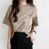 【YOUING.】アナグラムロゴ刺しゅうTシャツ | GeeRA | 詳細画像21