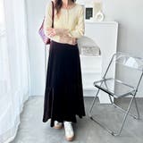 レイヤード風ヘンリーネックリブニットトップス | GeeRA | 詳細画像15 