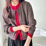フェイクレイヤードクルーネックカーデ | GeeRA | 詳細画像2 