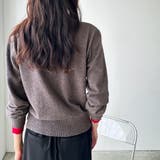 フェイクレイヤードクルーネックカーデ | GeeRA | 詳細画像6 