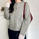 バイカラーニットカーディガン | GeeRA | 詳細画像29 