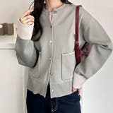 バイカラーニットカーディガン | GeeRA | 詳細画像30 