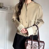 バイカラーニットカーディガン | GeeRA | 詳細画像42 