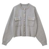 ロングシーズン使える!ゴールド調ボタンニットカーディガン | GeeRA | 詳細画像23