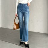 センターシームフレアデニムパンツ | GeeRA | 詳細画像13 