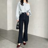 センターシームフレアデニムパンツ | GeeRA | 詳細画像29 