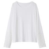 袖レーススラブシアーカットソー | GeeRA | 詳細画像15