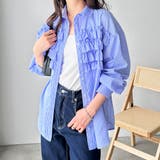フリルドッキングオーバーサイズシャツ | GeeRA | 詳細画像13 