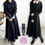 【Ｕ．Ｓ． ＰＯＬＯ ＡＳＳＮ．】ポロ衿カットソーワンピース | GeeRA | 詳細画像1 