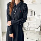 【Ｕ．Ｓ． ＰＯＬＯ ＡＳＳＮ．】ポロ衿カットソーワンピース | GeeRA | 詳細画像20 