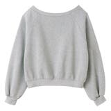 【nelliy 】ロゴ刺しゅう裏起毛オフショルスウェット＋プリーツスカートセット… | GeeRA | 詳細画像16 