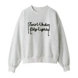 【FIRST MOOD】コードロゴ刺しゅうオーバーサイズ裏起毛スウェット | GeeRA | 詳細画像11