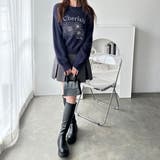 【FIRST MOOD】フラワー刺しゅうシャギーニット | GeeRA | 詳細画像4 