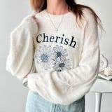 【FIRST MOOD】フラワー刺しゅうシャギーニット | GeeRA | 詳細画像7 