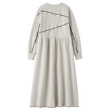 【FIRST MOOD】配色メロー裏起毛スウェットワンピース | GeeRA | 詳細画像14 