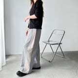 【FIRST MOOD】配色デザインボリュームスウェットパンツ | GeeRA | 詳細画像11 