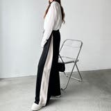 【FIRST MOOD】配色デザインボリュームスウェットパンツ | GeeRA | 詳細画像6 