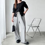 【FIRST MOOD】配色デザインボリュームスウェットパンツ | GeeRA | 詳細画像9 