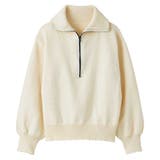 【FIRST MOOD】配色ハーフジップニットプルオーバー | GeeRA | 詳細画像12 