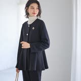 【２点セット】ペプラムジャケットテーパードパンツセットアップスーツ | GeeRA | 詳細画像16 