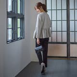 【２点セット】ニットツイードペプラムジャケットセットアップスーツ | GeeRA | 詳細画像11 