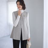 グレー系 | 【２点セット】ニットツイードジレベストセットアップスーツ | GeeRA