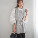 入学・卒業にも！華やかニットツイードペプラムジレベスト | GeeRA | 詳細画像7 