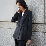 【２点セット】パールボタンペプラムプリーツテーパードセットアップ | GeeRA | 詳細画像15 