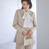 【２点セット】パールボタンペプラムプリーツテーパードセットアップ | GeeRA | 詳細画像4 