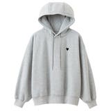 ハート刺しゅう裏起毛スウェットパーカー | GeeRA | 詳細画像41 