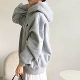 ハート刺しゅう裏起毛スウェットパーカー | GeeRA | 詳細画像20 