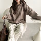 ハート刺しゅう裏起毛スウェットパーカー | GeeRA | 詳細画像40 