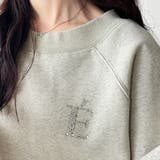 ビジューロゴボートネックスウェット | GeeRA | 詳細画像12 