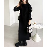 裾ファスナースリットニットワンピース | GeeRA | 詳細画像8 