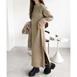 裾ファスナースリットニットワンピース | GeeRA | 詳細画像18 