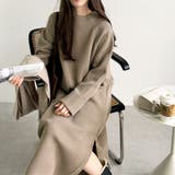 裾ファスナースリットニットワンピース | GeeRA | 詳細画像21 