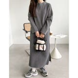 裾ファスナースリットニットワンピース | GeeRA | 詳細画像28 