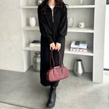 ハーフジップハイネック裏起毛ワンピース | GeeRA | 詳細画像8 