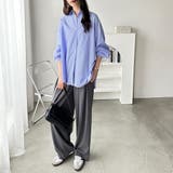 バックギャザー&リボンデザインシャツ | GeeRA | 詳細画像16