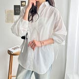 バックギャザー&リボンデザインシャツ | GeeRA | 詳細画像6